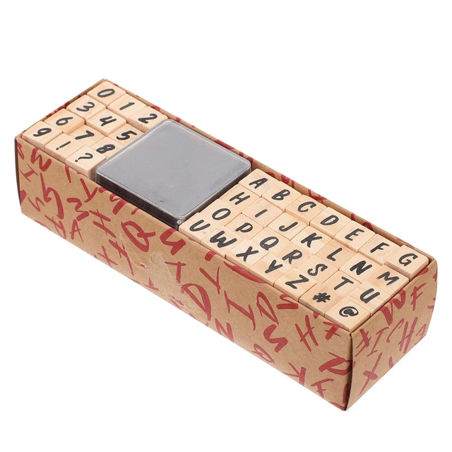 Tampons En Bois EXCEART - 5 Motifs Floraux Vintage - Pour Scrapbooking, Journal, Carte DIY