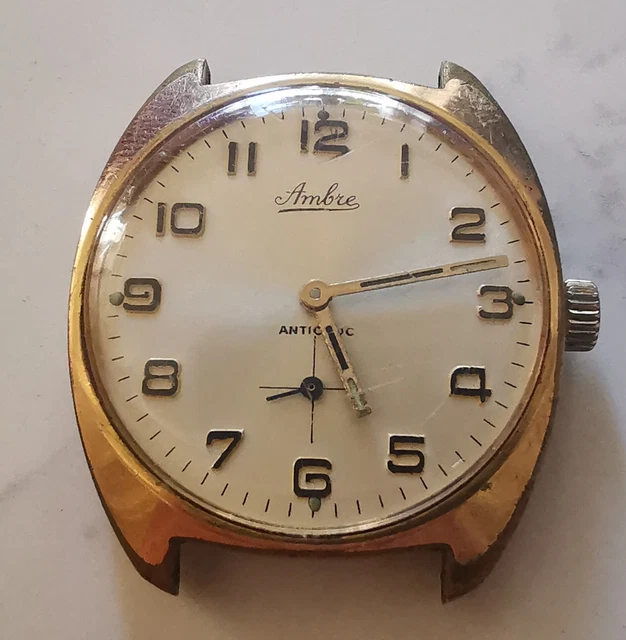 Montre Bracelet Fingerhut Vintage Antimagnétique – Style Rétro Unisexe