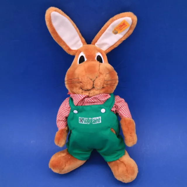 STEIFF 993985 VAILLANT Hase Kuscheltier Stofftier Knopf &amp; Fahne ...