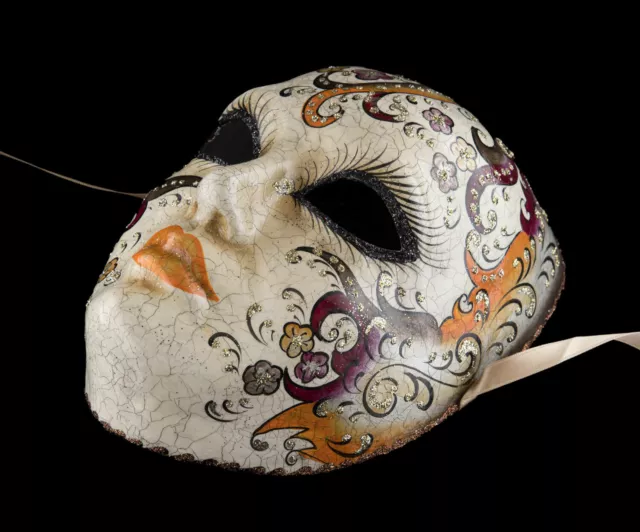 Mask from Venice - Face Woman Oriental Paper Mache Collection Prestige 22562 3