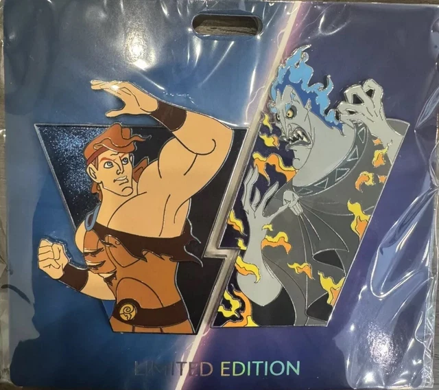 IN HAND DISNEY D23 2024 Hero vs Villain Hercules v Hades Pin, LE 400