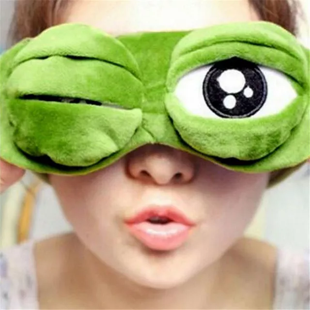 Frosch Augenbinde Schlafmasken Blackout Augenbinden Kinder Baumwolle