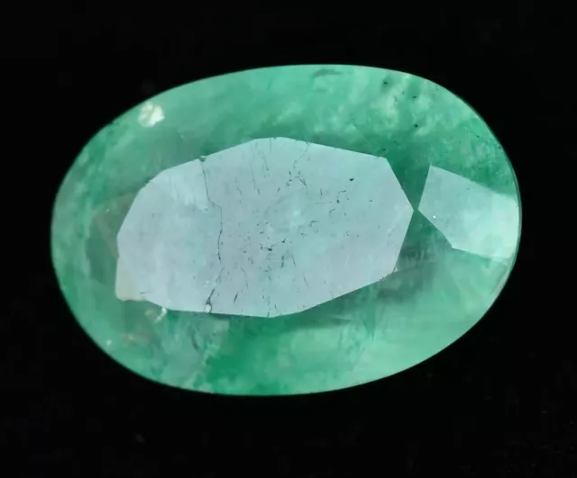 8.80 CT Vert Naturel Colombien Émeraude Ovale Haut Qualité Traitée Desseré Gemme 2