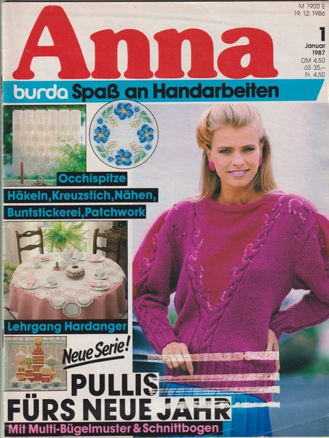 Anna BURDA Spaß an Handarbeiten 1 /1987