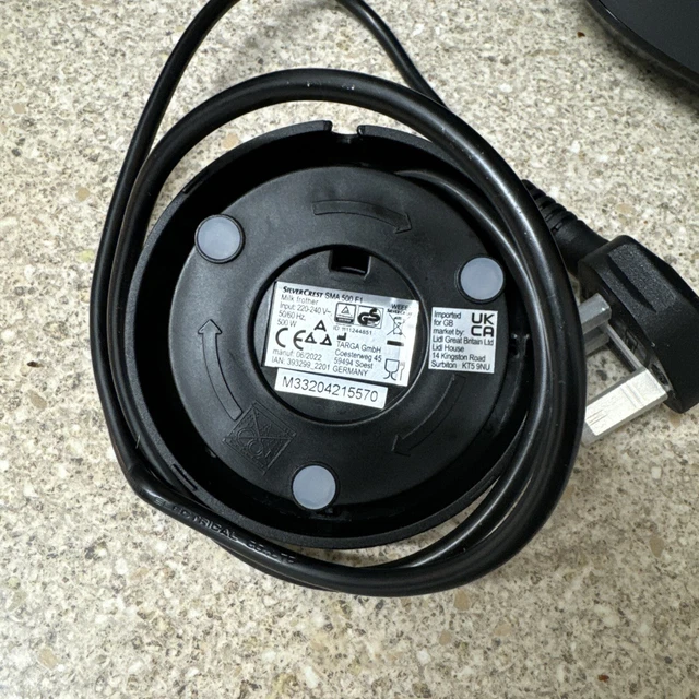 SILVERCREST MILK FROTHER Base Excellent And Working Condition Brand