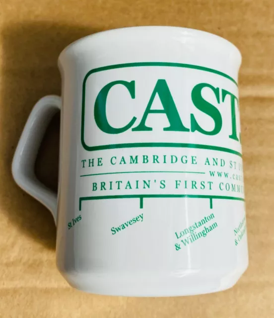 Original Railway Mug -Cast.iron Cambridge & St.ives Railway Org - Used