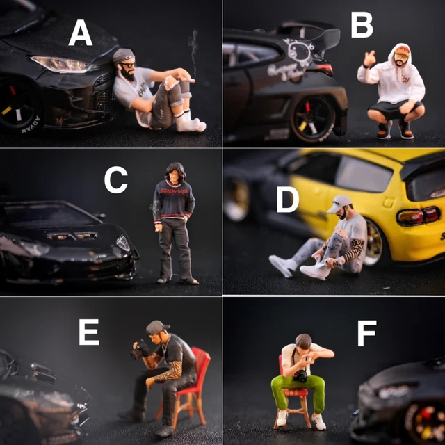 thumbnail image 2 of 1:64 Scale Diecast Miniature Car - Supercarblondie Model, Resin, Black (H0/1:87 Also Possible) 2 of 4