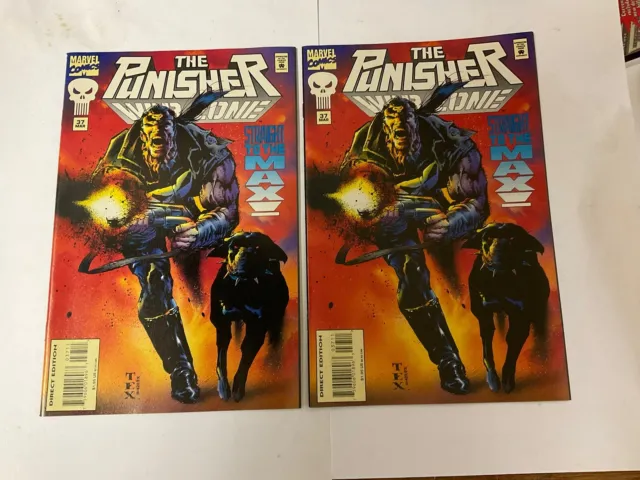 Punisher, The: War Zone #37 VF; Marvel | Chuck Dixon - Lot Of 2