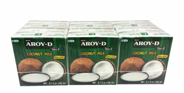 Confezione da 6 latte di cocco AROY-D (6x 150 ml) | latte di cocco | latte di cocco