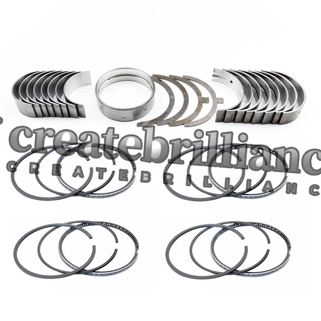 4TNE84 Metal Kit + Piston Rings for Yanmar 4TNE84 Engine John Deere Tractor 990