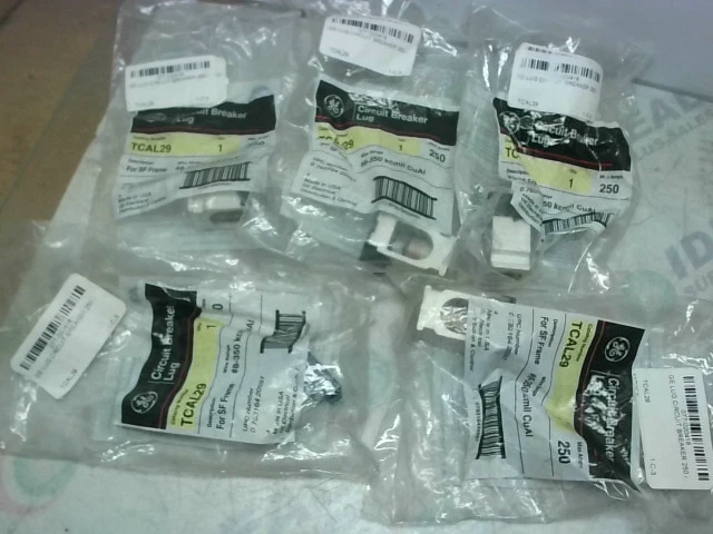 GE TCAL29 Circuit Breaker Lug (5 PCS) For SF Frame Breakers - Factory Sealed