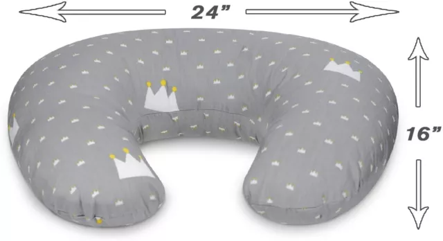 Versatile Nursing Pillow & Positioner: Ideal for Breastfeeding, Bottle Feeding