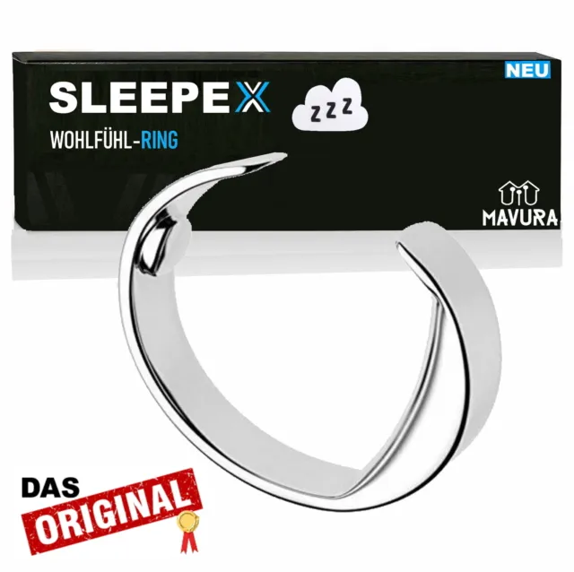 SLEEPEX Akupressur Schnarch Fingerring Massage Wellness Wohlfühl Schnarch Ring