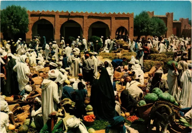 CPM AK MAROC - RISSANI-Jour du Souk (329021)