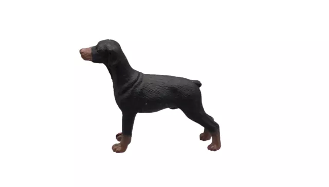 Doberman  Dog Figure Figurine Safari Ltd Toy 1.25" Tall