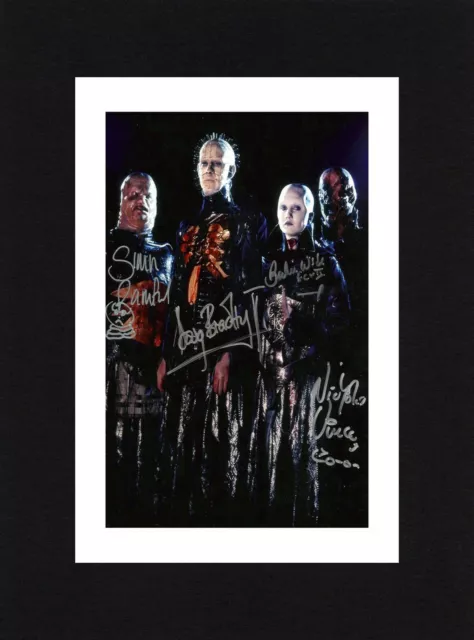 8X6 Mount HELLRAISER Cast Multi Signed PHOTO Print Ready To Frame