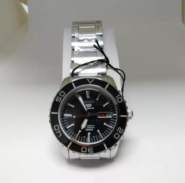 Seiko 5 Sports Mens Automatic Watch SNZH55K1 + Worldwide Warranty UK*au