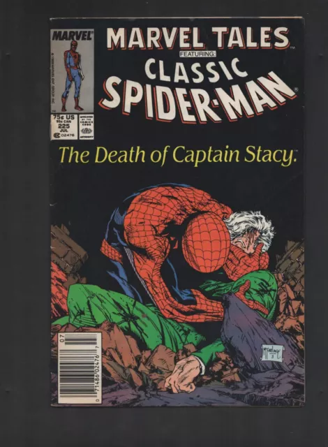 Marvel Comics Marvel Tales Starring Spider-Man July 1989 VOL#1 NO#225 Comicbook