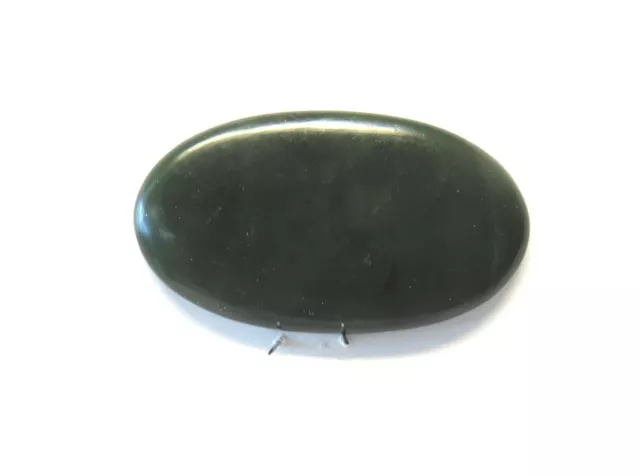 Jade dunkelgrün Nephrit - Nephrite Cabochon 53,8x30,5 mm 82 ct. U22848