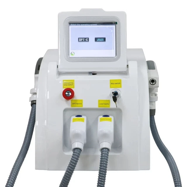 Macchina per la cura della pelle 2In1 ND YAG E-Light OPT tatuaggio permanente