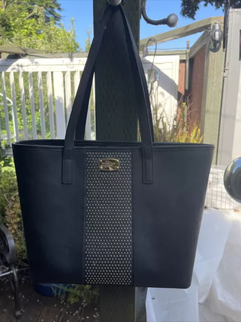 Michael Kors Black Gold Studded Tote