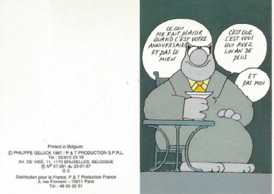 Geluck Le Chat Carte Postale Votre Anniversaire Pas Le Mien 8 5x11 5 Cm Eur 2 99 Picclick Fr