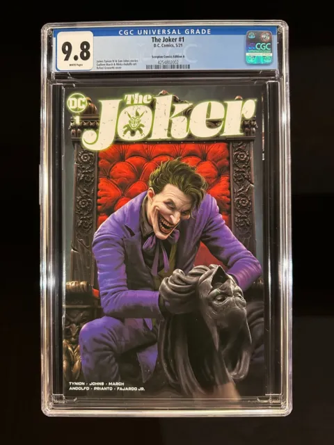 The Joker #1 CGC 9.8 (2021) - Scorpion Comics Edition A - Rafael Grassetti