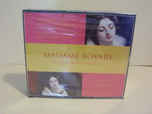 Madame Bovary by Gustave Flaubert (Audiobook 3 CD set) NEW AND SEAED