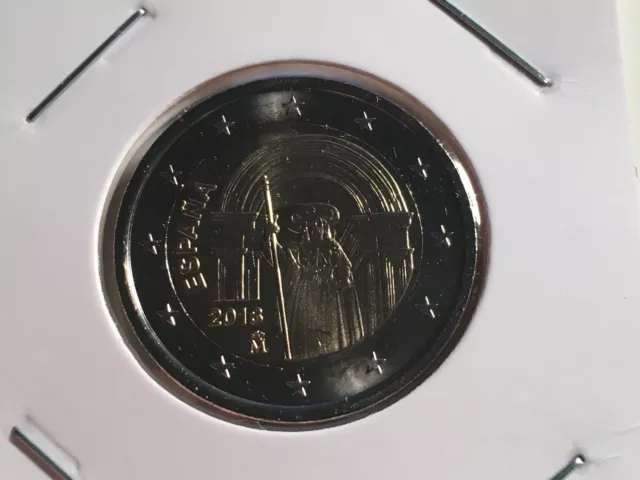 2 Euro Espagne 2018 Saint Jacques De Compostelle Commemorative Neuve