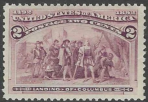 SC#231 - 2c Columbian Exposition MNH (231-10)