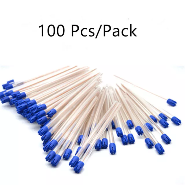 100 Pcs Dental Disposable Saliva Ejector Low Volume Suction Aspirator Tube