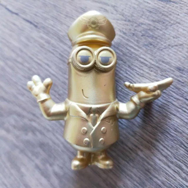 McDonalds Happy Meal Spielzeug UK 2020 Minions Rise of Gru Gold Pilot Kevin selten