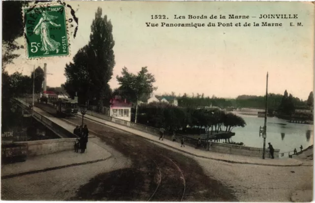 CPA Joinville vue panoramique du Pont et de la Marne (1347862)