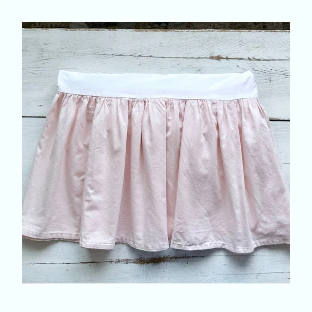 RH Restoration Hardware Baby & Child Petal Pink LINEN Crib Bed Skirt Shabby Chic