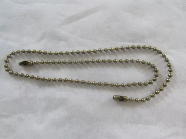 Pull Chain Extension 18 “ Light Or Fan   Antique Brass/Bronze  Finish