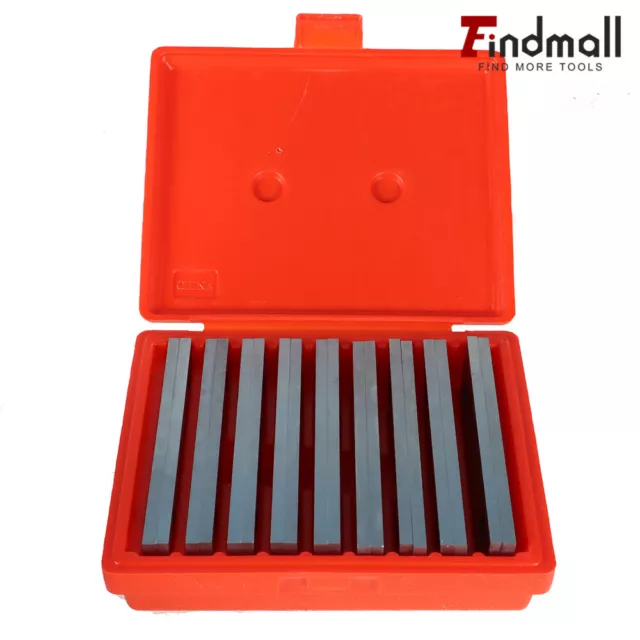 Findmall Parallel Set 9 Pair 1/4 inch Thick 6 inch Long 0.0002 inch Precision