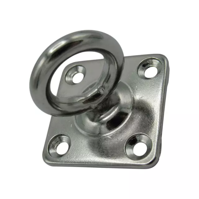 Eye Plate Swivel Marine Stainless Steel (Wire Rope Chain Decking Attachment)