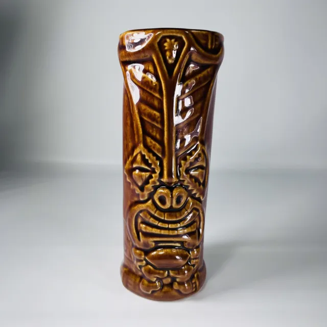 Tiki Mug Brown Ono Lono by Crazy Al Evans for Tiki Farm Hawaiiana 2003 Drinks