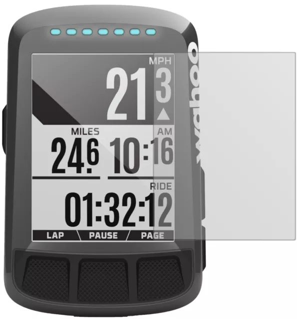 3x Pellicola per Wahoo Elemnt Bolt GPS Protettiva Protezione Antiriflesso 2