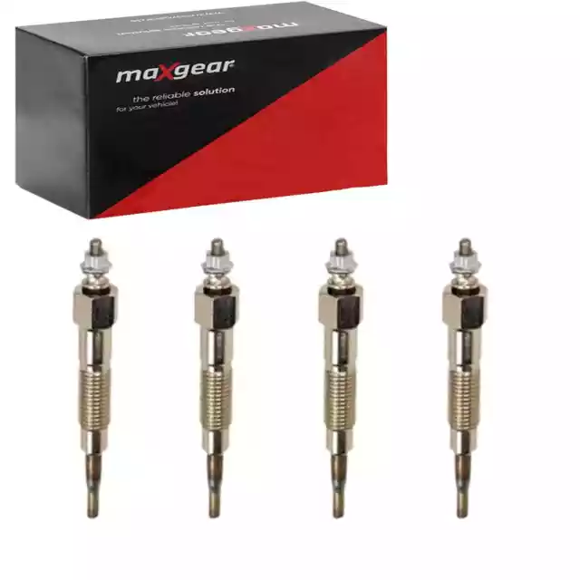 4x MAXGEAR Préchauffage 66-0136 Convient pour 4-ZYLINDER Nissan Laurel Patrol