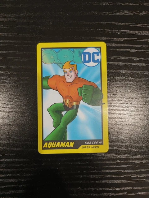 DC Comics Coin Pusher Aquaman Card – Series 3, Rare Pinstack, Near Mint