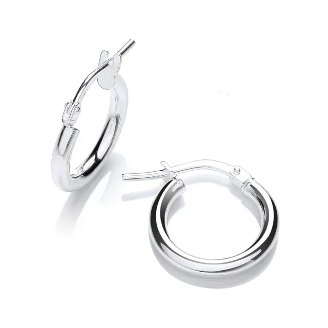 Sterling Silver (925) Small Hoop Earrings