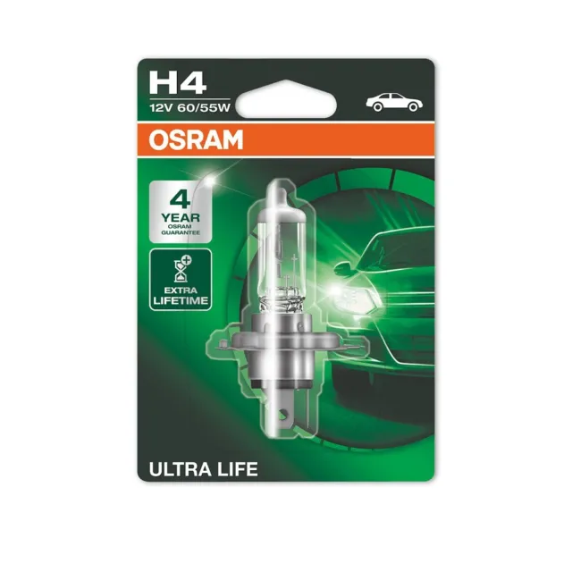 OSRAM Night Breaker H4 Head Lamp Bulb H4 60/55w. x1 Designed For  Motorcycles.
