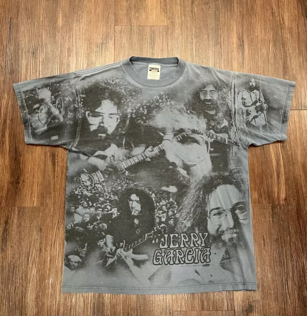 Vintage 1997 Jerry Garcia Grateful Dead Winterland AOP T-shirt - Size XL