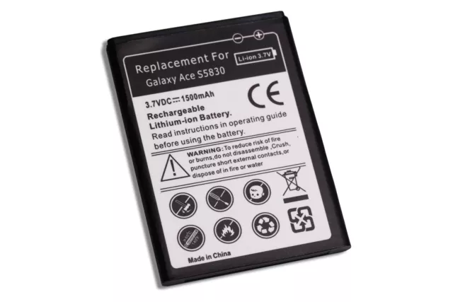 Akku für SAMSUNG EB494358VU accu- GALAXY ACE S5830 S5670 S5660 BATTERIE