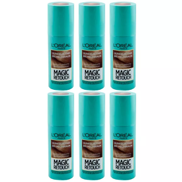 Loreal Magique Retouch Blond Châtaigne Jusqu'À Marron Clair 6 X 75ml Approche