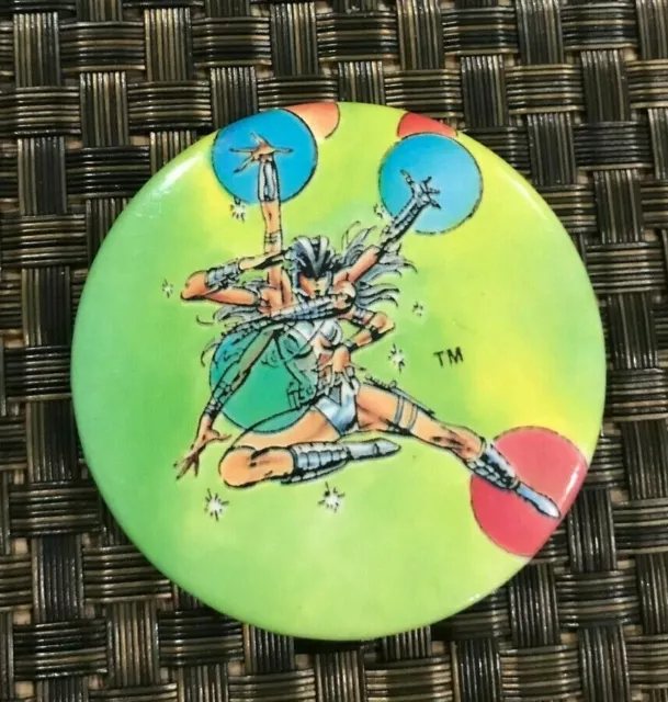 Vintage 1980'S Marvel Comics X-Men Storm Collectible Button Pin Rare L@@K A