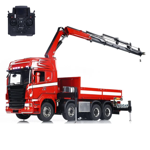1/14 8WD METAL Hydraulic RC Crane Car R620 Radio Control Tractor Truck
