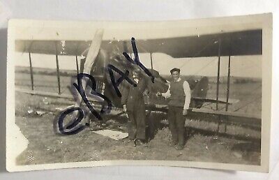 Historic Aviation Photo McWHORTER BROS Barnstormers Curtis Jenny JN4-D 1920 Iowa