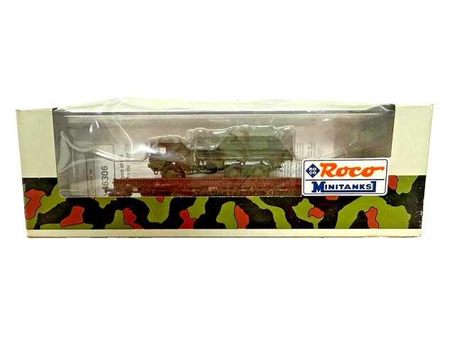 Wagon Plat Roco 47507 échelle H0 1/87 - Chargé Avec Tracteur Fendt (occasion)